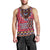 Personalised Kenya Maasai Shuka Men Tank Top Mix Dashiki - Beadwork Pattern