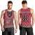 Personalised Kenya Maasai Shuka Men Tank Top Mix Dashiki - Beadwork Pattern