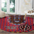 Kenya Maasai Shuka Round Carpet Mix Dashiki - Beadwork Pattern