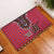 Kenya Maasai Shuka Rubber Doormat Mix Dashiki - Beadwork Pattern - Wonder Print Shop