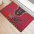 Kenya Maasai Shuka Rubber Doormat Mix Dashiki - Beadwork Pattern - Wonder Print Shop