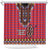 Kenya Maasai Shuka Shower Curtain Mix Dashiki - Beadwork Pattern