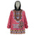 Personalised Kenya Maasai Shuka Wearable Blanket Hoodie Mix Dashiki - Beadwork Pattern