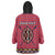 Personalised Kenya Maasai Shuka Wearable Blanket Hoodie Mix Dashiki - Beadwork Pattern