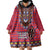 Personalised Kenya Maasai Shuka Wearable Blanket Hoodie Mix Dashiki - Beadwork Pattern