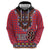 Personalised Kenya Maasai Shuka Zip Hoodie Mix Dashiki - Beadwork Pattern - Wonder Print Shop