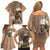 South Africa Zulu People Family Matching Off Shoulder Short Dress and Hawaiian Shirt Zulu Warrior - Wonder Print Shop