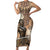 South Africa Zulu People Family Matching Short Sleeve Bodycon Dress and Hawaiian Shirt Zulu Warrior - Wonder Print Shop