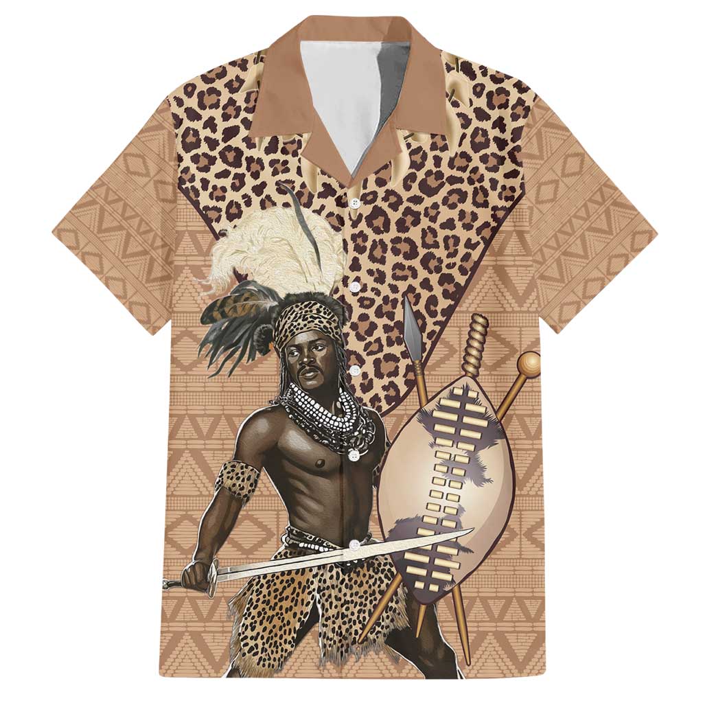 South Africa Zulu People Hawaiian Shirt Zulu Warrior - Wonder Print Shop