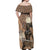 South Africa Zulu People Off Shoulder Maxi Dress Zulu Warrior - Wonder Print Shop