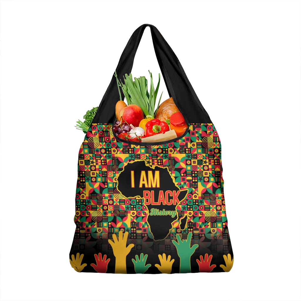 Black History Month Grocery Bag I Am Black History