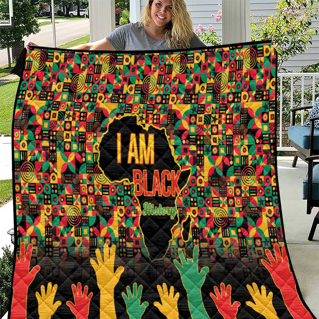 Black History Month Quilt I Am Black History - Wonder Print Shop