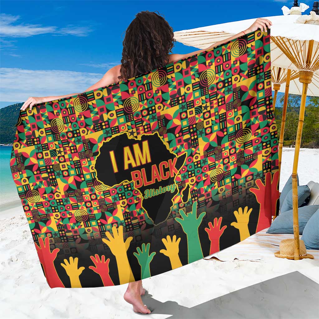 Black History Month Sarong I Am Black History