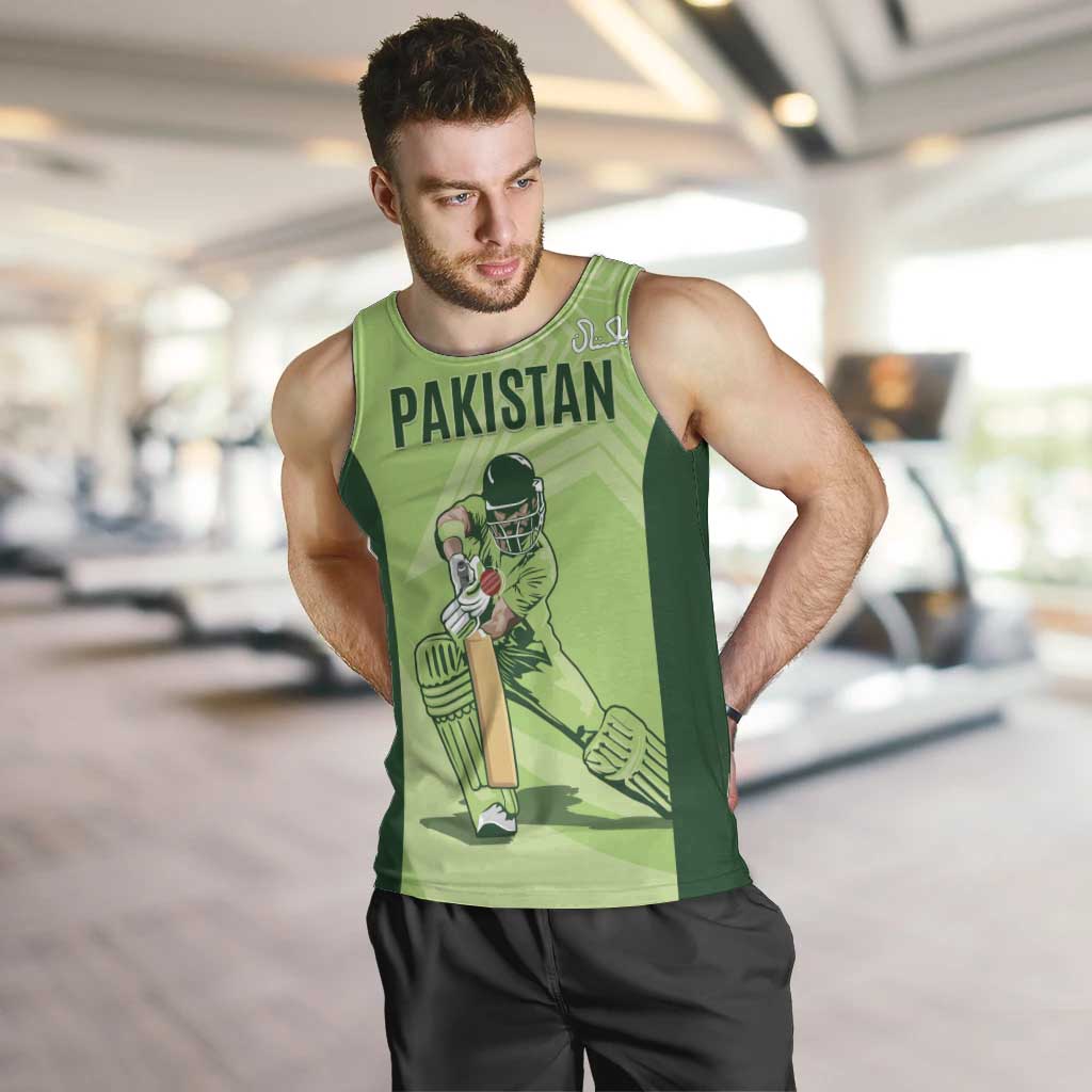 Custom Pakistan Cricket Men Tank Top Go Shaheens LT15