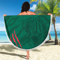 Custom Bangladesh Cricket Beach Blanket Go Tigers