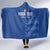 Custom England Cricket Hooded Blanket Go Three Lions - Blue Ver