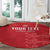 Custom England Cricket Round Carpet Go Three Lions - Red Ver