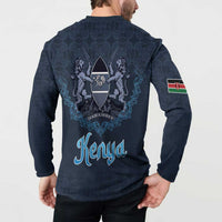 Kenya Happy Eid Mubarak Button Sweatshirt Eid Al-Adha