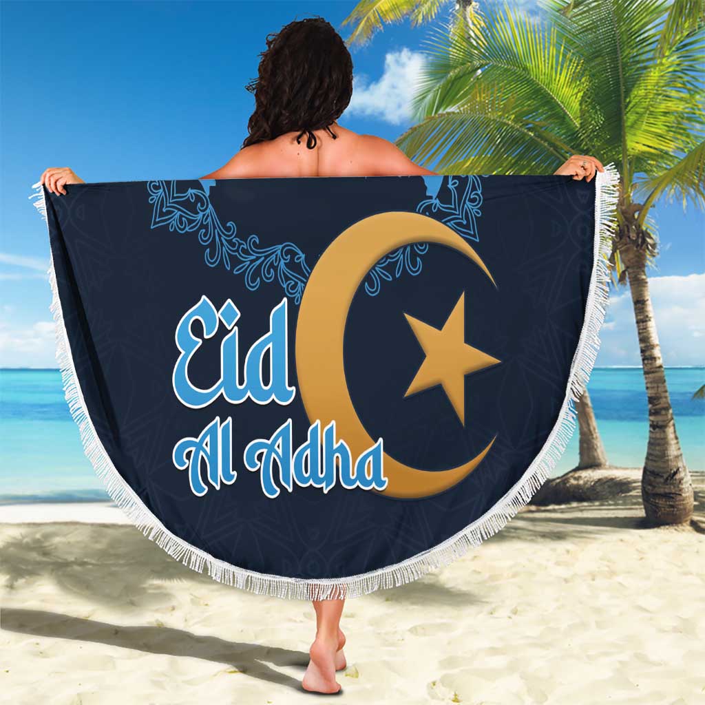Algeria Happy Eid Mubarak Beach Blanket Eid Al-Adha