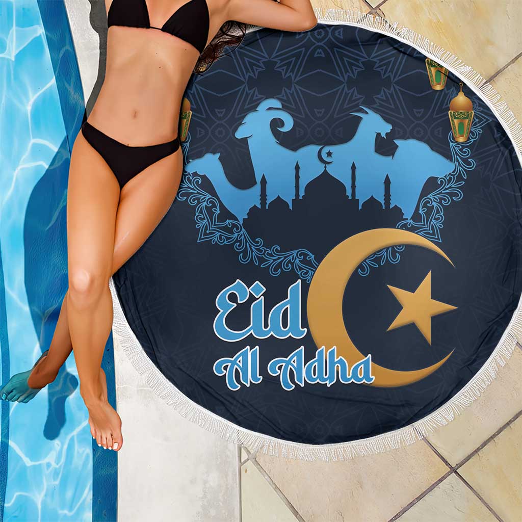Algeria Happy Eid Mubarak Beach Blanket Eid Al-Adha