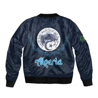 Algeria Happy Eid Mubarak Sleeve Zip Bomber Jacket Eid Al-Adha