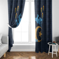 Algeria Happy Eid Mubarak Window Curtain Eid Al-Adha