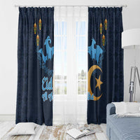 Algeria Happy Eid Mubarak Window Curtain Eid Al-Adha