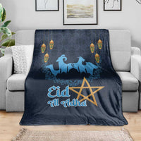 Morocco Happy Eid Mubarak Blanket Eid Al-Adha