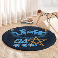 Morocco Happy Eid Mubarak Round Carpet Eid Al-Adha