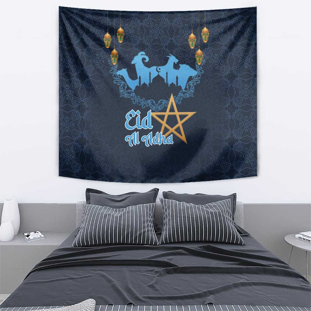 Morocco Happy Eid Mubarak Tapestry Eid Al-Adha