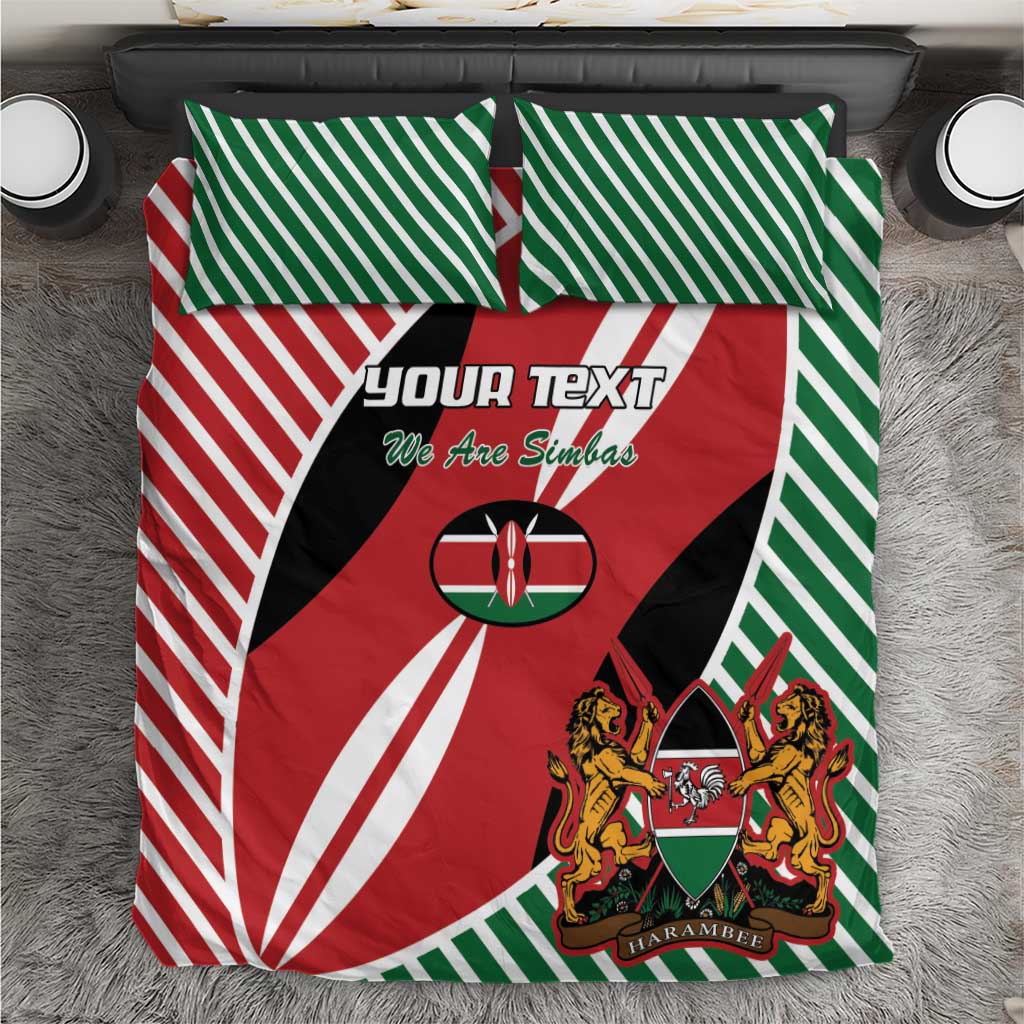 Custom Kenya Rugby Bedding Set Flag Style - Wonder Print Shop