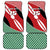 Custom Kenya Rugby Car Mats Flag Style - Wonder Print Shop