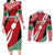 Custom Kenya Rugby Couples Matching Long Sleeve Bodycon Dress and Long Sleeve Button Shirt Flag Style - Wonder Print Shop