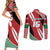 Custom Kenya Rugby Couples Matching Short Sleeve Bodycon Dress and Long Sleeve Button Shirt Flag Style - Wonder Print Shop