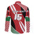 Custom Kenya Rugby Family Matching Off Shoulder Maxi Dress and Hawaiian Shirt Flag Style - Wonder Print Shop