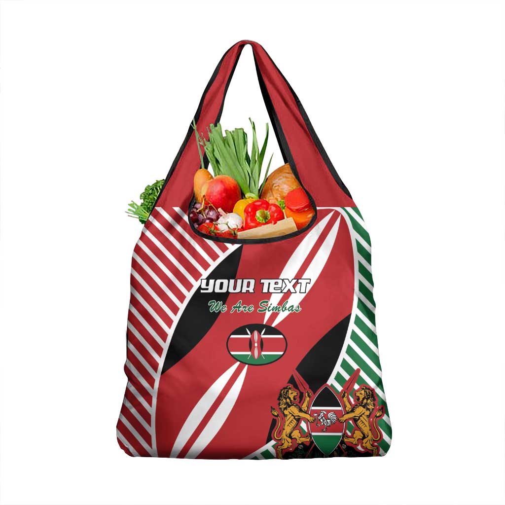 Custom Kenya Rugby Grocery Bag Flag Style