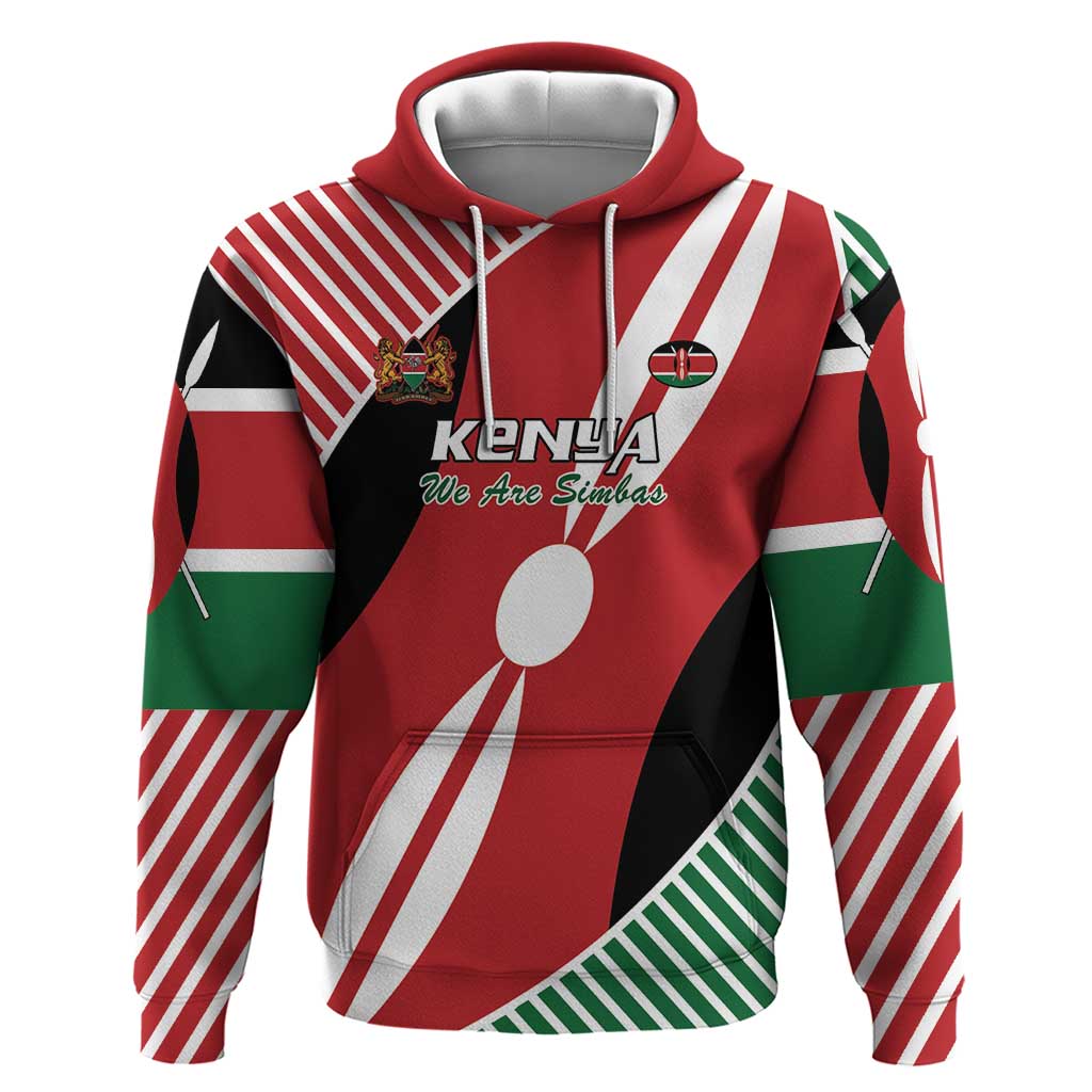 Custom Kenya Rugby Hoodie Flag Style