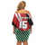 Custom Kenya Rugby Off Shoulder Short Dress Flag Style - Wonder Print Shop