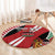 Custom Kenya Rugby Round Carpet Flag Style