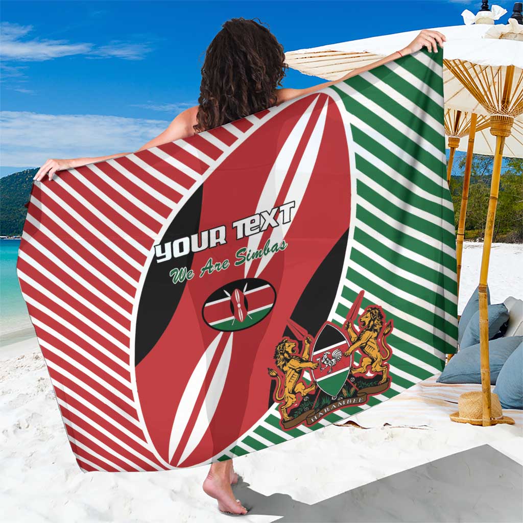 Custom Kenya Rugby Sarong Flag Style - Wonder Print Shop