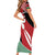 Custom Kenya Rugby Short Sleeve Bodycon Dress Flag Style - Wonder Print Shop