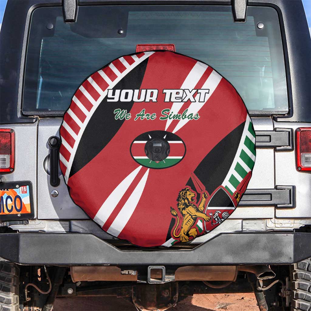 Custom Kenya Rugby Spare Tire Cover Flag Style - Wonder Print Shop