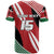 Custom Kenya Rugby T Shirt Flag Style - Wonder Print Shop