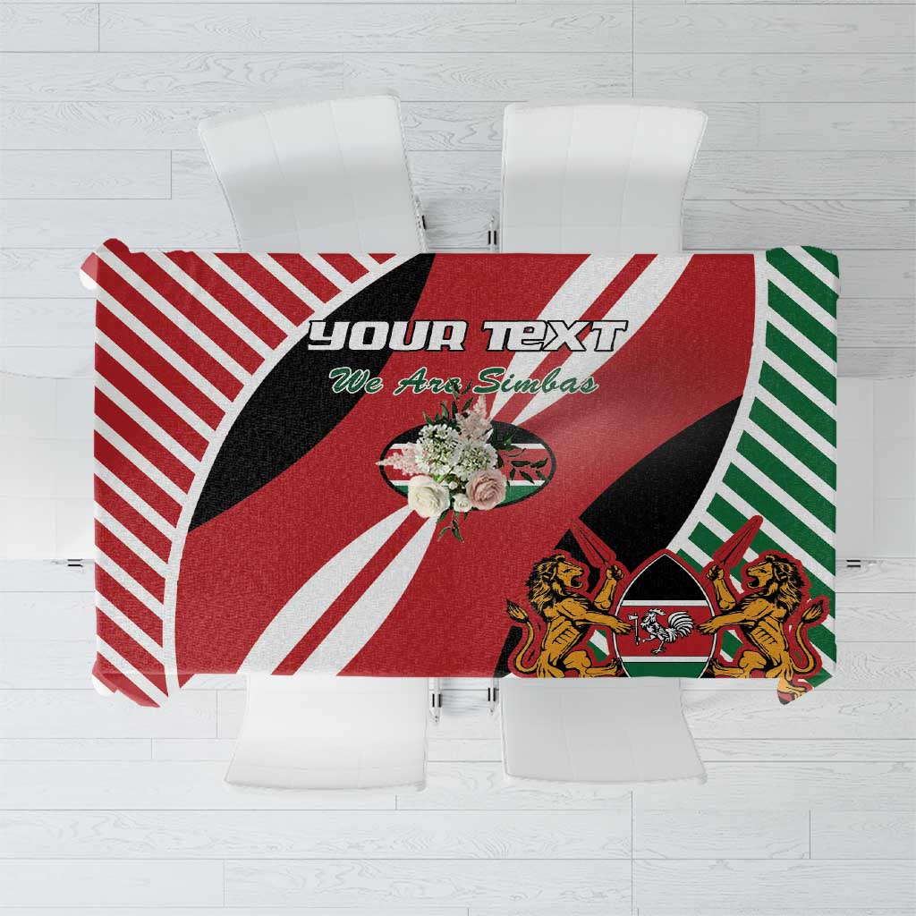 Custom Kenya Rugby Tablecloth Flag Style - Wonder Print Shop