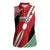 Custom Kenya Rugby Women Sleeveless Polo Shirt Flag Style - Wonder Print Shop