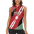 Custom Kenya Rugby Women Sleeveless Polo Shirt Flag Style - Wonder Print Shop