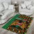 Kenya Area Rug Coat Of Arms Kente Pattern