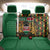 Kenya Back Car Seat Cover Coat Of Arms Kente Pattern - Wonder Print Shop