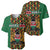 Kenya Baseball Jersey Coat Of Arms Kente Pattern - Wonder Print Shop