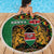 Kenya Beach Blanket Coat Of Arms Kente Pattern - Wonder Print Shop